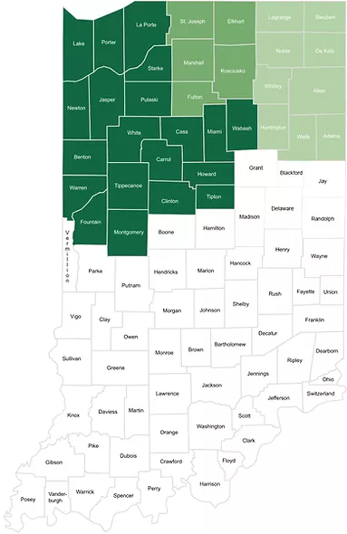 Advocacy Links Areas Served Map Advocacy Links Areas Served Map